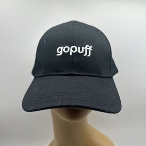 Go Puff Hat Cap Black Unisex Embroidered Adjustable Trap Baseball